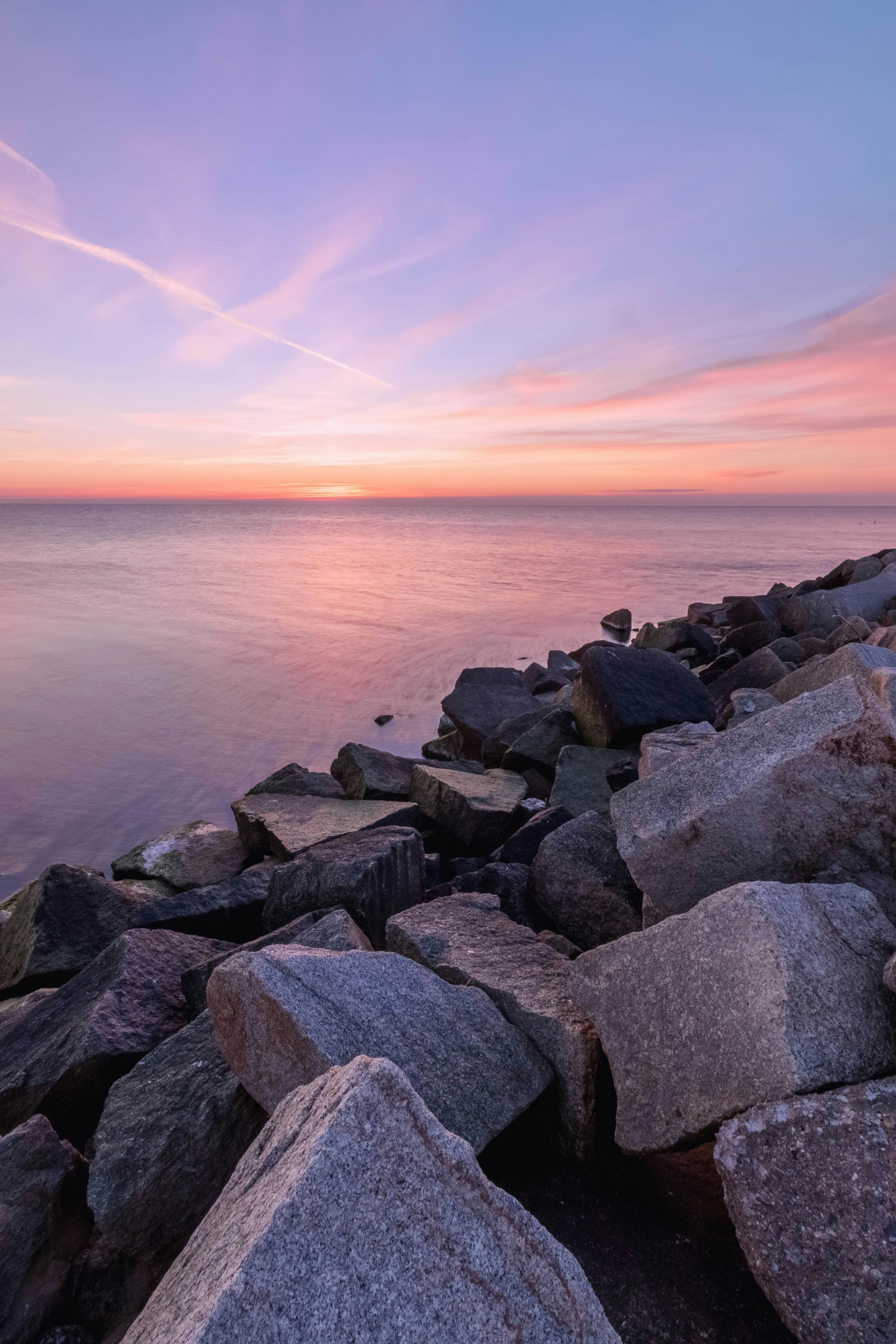 rock formation near body of water